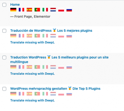 DeepL WordPress Plugin
